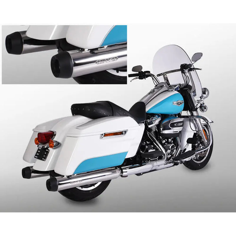 Miller Arlington Euro 4 Slip-On Mufflers for Harley