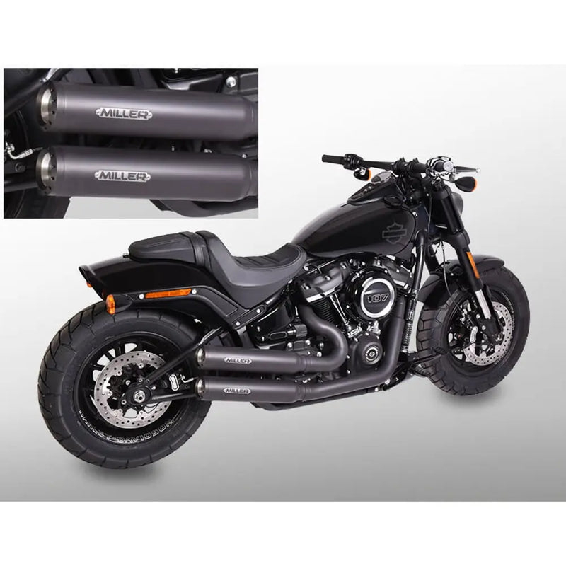 Miller Bronco Euro 4 Exhaust System for Harley