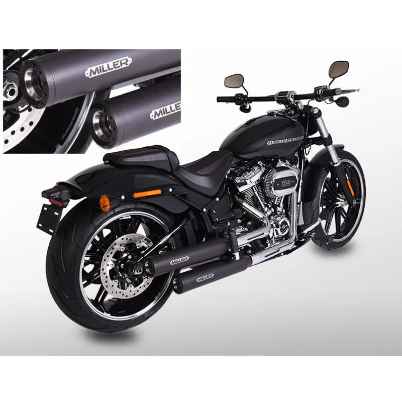 Miller Destiny Euro 5 Slip-On Mufflers for Harley
