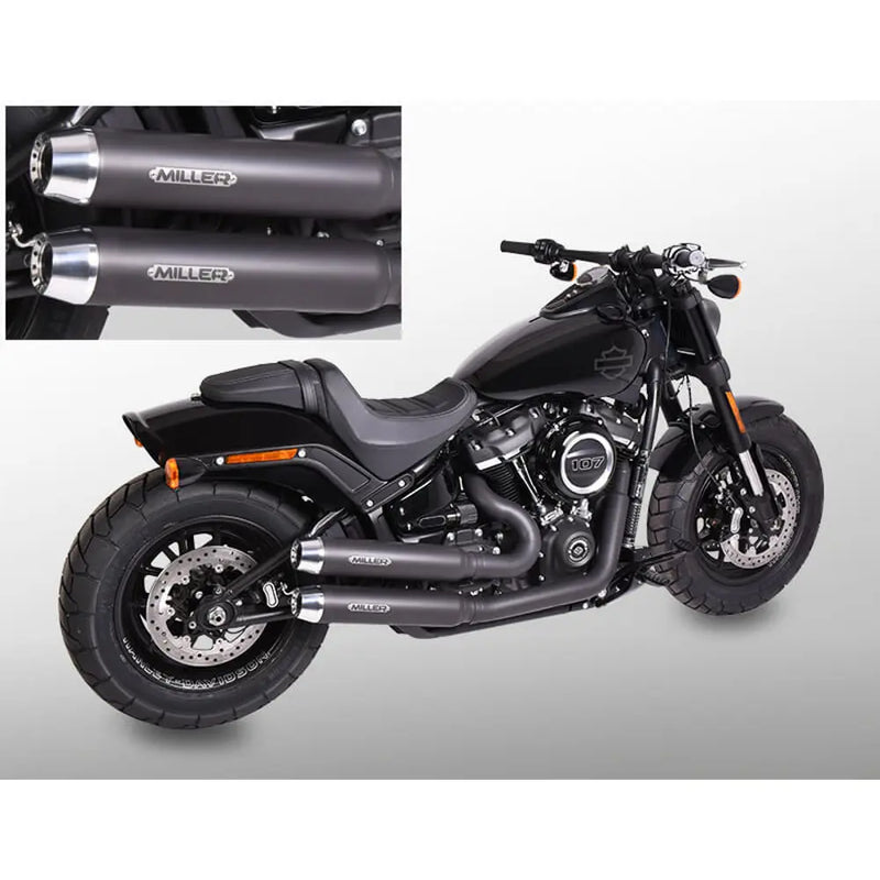 Miller Bronco Euro 4 Exhaust System for Harley