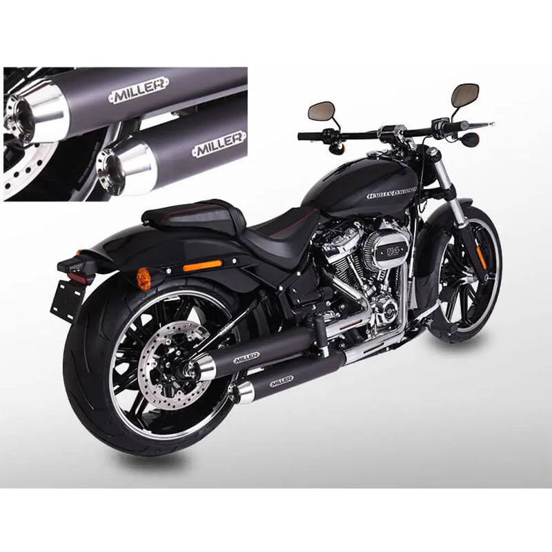 Miller Destiny Euro 5 Slip-On Mufflers for Harley