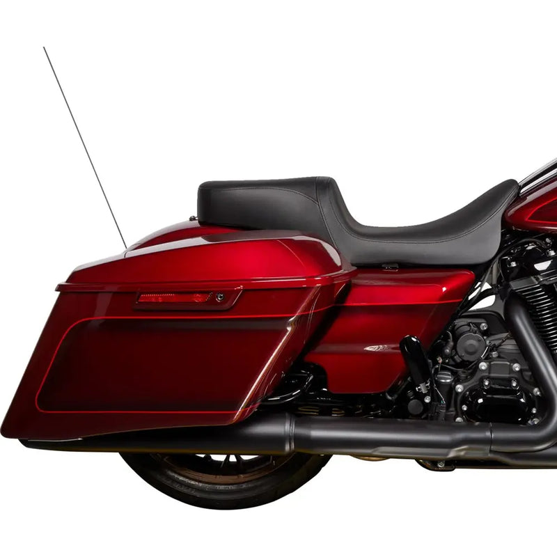 Drag Specialties Performance Predator 2-Up Seat for Harley