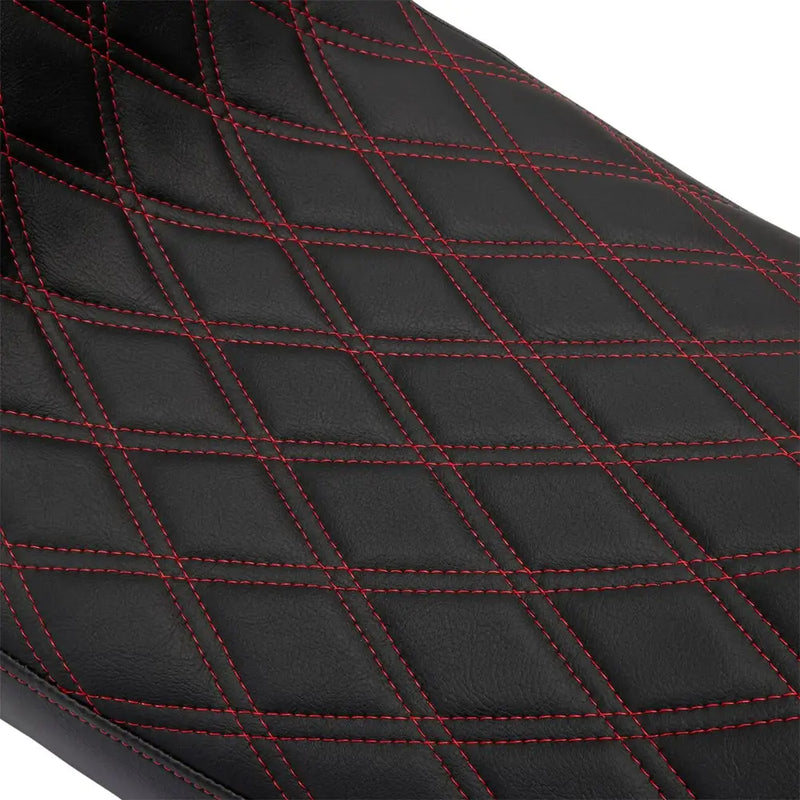 Drag Specialties Performance Predator 2-Up Seat for Harley