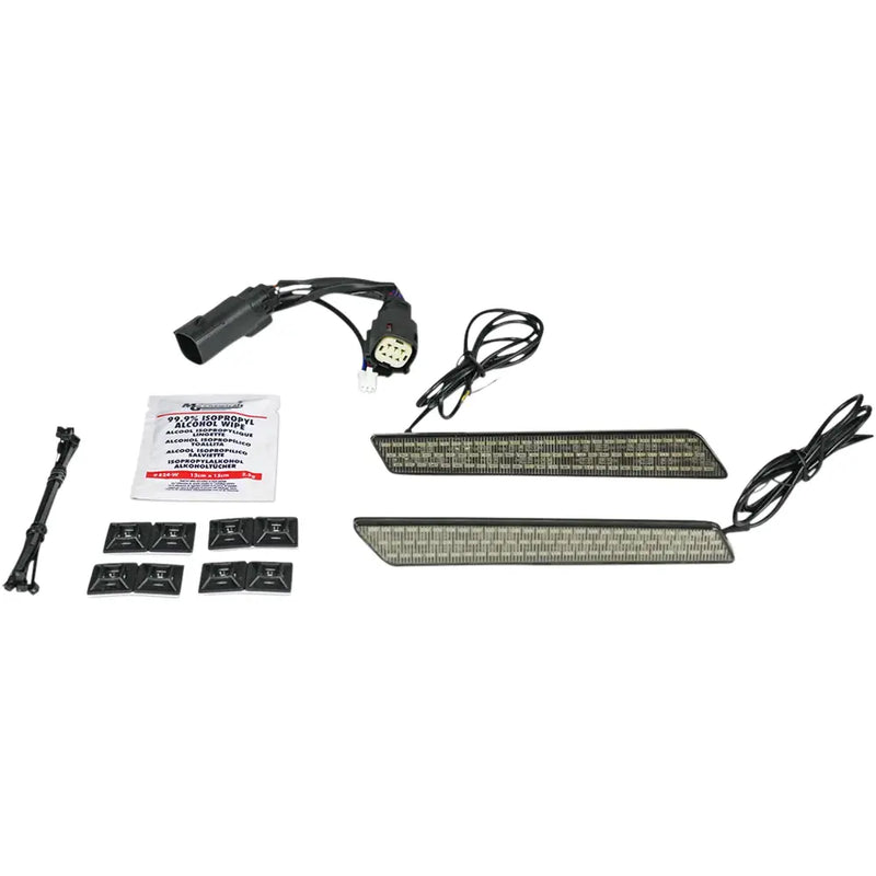 Custom Dynamics Dual Intensity Saddlebag Latch LED Lights for Harley