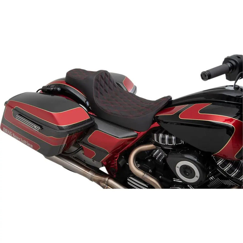 Drag Specialties Predator III Extended Reach Seat for Harley