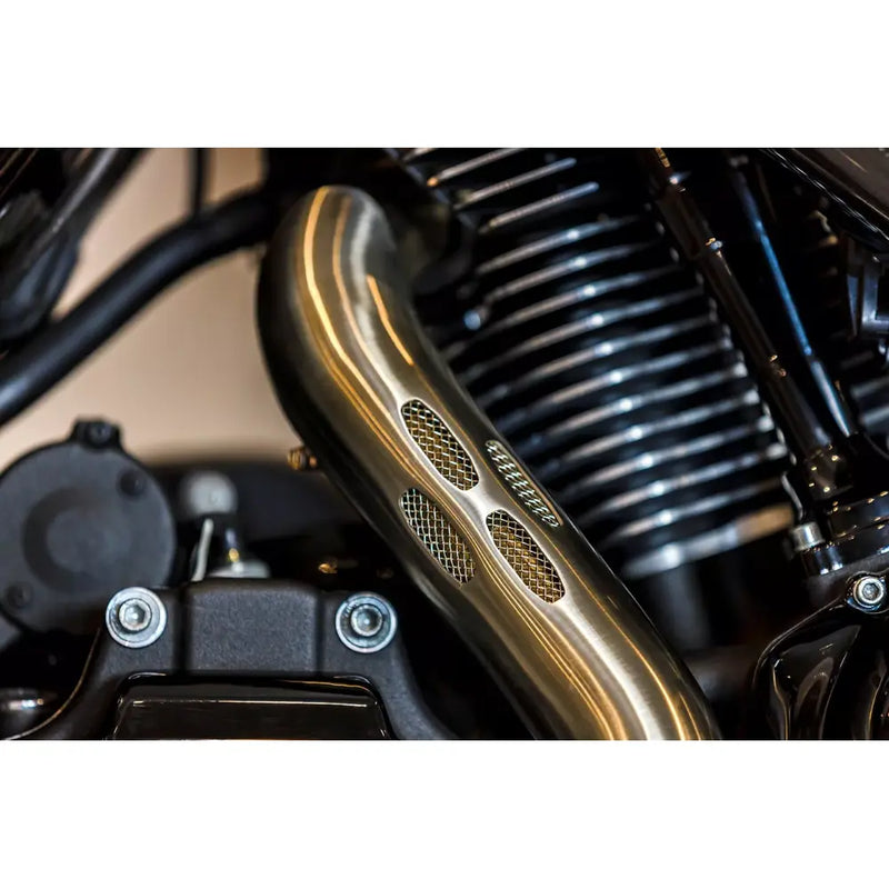 S&S Diamondback Stainless Steel 2-into-1 Exhaust System for Harley