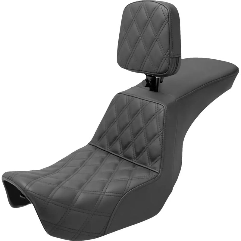 Saddlemen Tour Step-Up Motorcycle Seat for Harley