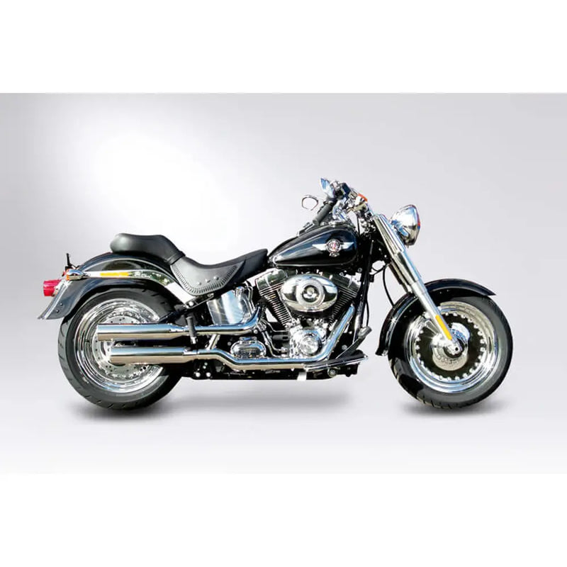 Miller Montana Euro 3/4 Slip-On Mufflers for Harley