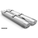 Freedom Performance 4" Slip-On Mufflers for Indian 14-21 Chieftain / Chrome / Chrome Racing End Caps  - Customhoj