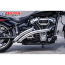 Freedom Performance Radical Radius Slash Cut Exhaust for Harley  - Customhoj