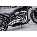 Freedom Performance Sharp Curve Radius Slash Cut Exhaust for Harley  - Customhoj
