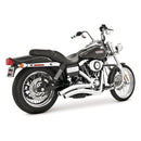 Freedom Performance Sharp Curve Radius Straight Star Exhaust for Harley 06-17 Dyna (excl. FLD) / Chrome / Chrome  - Customhoj
