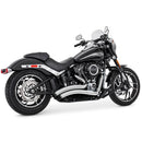 Freedom Performance Sharp Curve Radius Straight Star Exhaust for Harley 18-25 Softail (read note) / Chrome / Black  - Customhoj