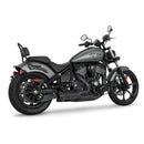 Freedom Performance Shorty American Outlaw 2-into-1 Exhaust for Indian 22-25 Chief / Black / Black  - Customhoj