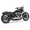 Freedom Performance Shorty Combat 2-into-1 Exhaust for Harley 18-25 Softail (read note) / Chrome / Chrome  - Customhoj