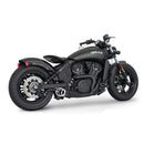 Freedom Performance Shorty Combat 2-into-1 Exhaust for Indian 15-24 Scout / Black / Chrome  - Customhoj