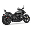 Freedom Performance Shorty Combat 2-into-1 Exhaust for Indian 22-25 Chief / Black / Black  - Customhoj