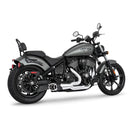 Freedom Performance Shorty Combat 2-into-1 Exhaust for Indian 22-25 Chief / Chrome/Black / Chrome  - Customhoj