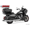 Freedom Performance Two Step 4.5" Slip-On Mufflers for Indian 14-24 Chieftain / Chrome / Slash Cut  - Customhoj