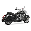 Freedom Performance Union 2-into-1 Exhaust for Indian 14-21 Chief / Black / Slash Cut Sculpted Black  - Customhoj