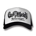 Gas Monkey Garage Logo Trucker Cap White/Black  - Customhoj