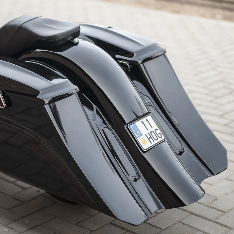 Killer Custom 7" / 5" Swoop Stretched Saddlebag Bodies for Harley