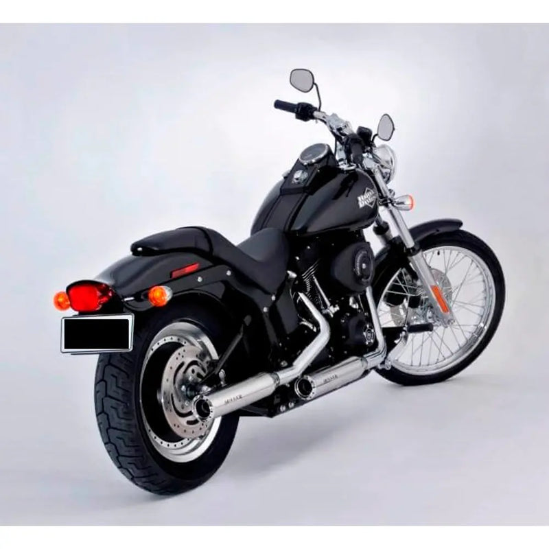 Miller Arizona Euro 3/4 Slip-On Mufflers for Harley