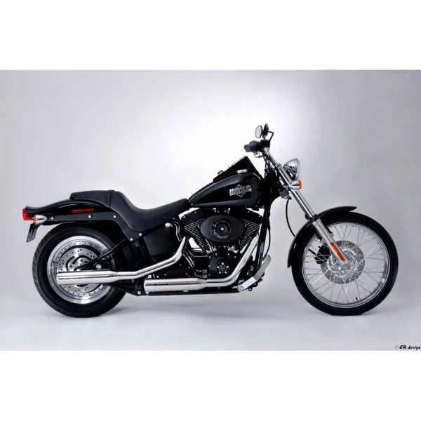 Miller Arizona Euro 3/4 Slip-On Mufflers for Harley