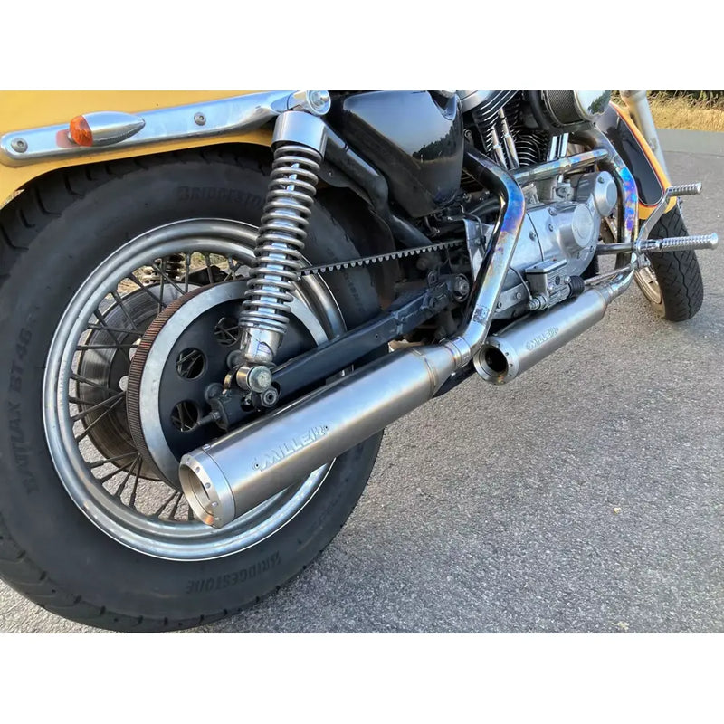 Miller Silverado Euro 2/3/4 Slip-On Mufflers for Harley