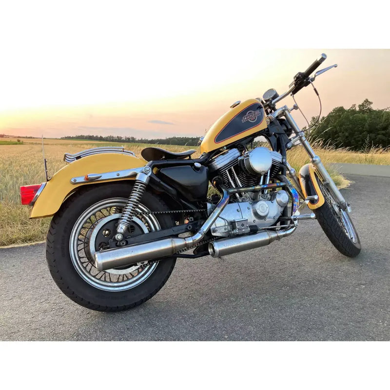 Miller Silverado Euro 2/3/4 Slip-On Mufflers for Harley