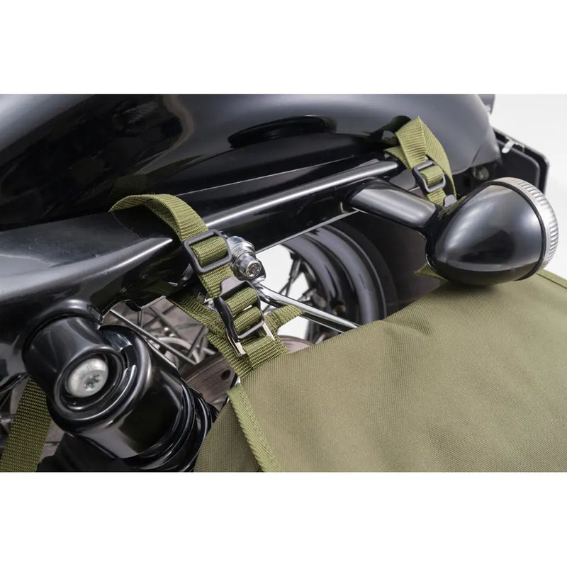Daytona Henlybegins Universal Canvas Motorcycle Saddlebag