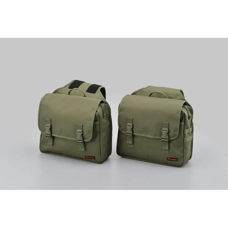 Daytona Henlybegins Universal Canvas Throw-Over Motorcycle Saddlebag Set