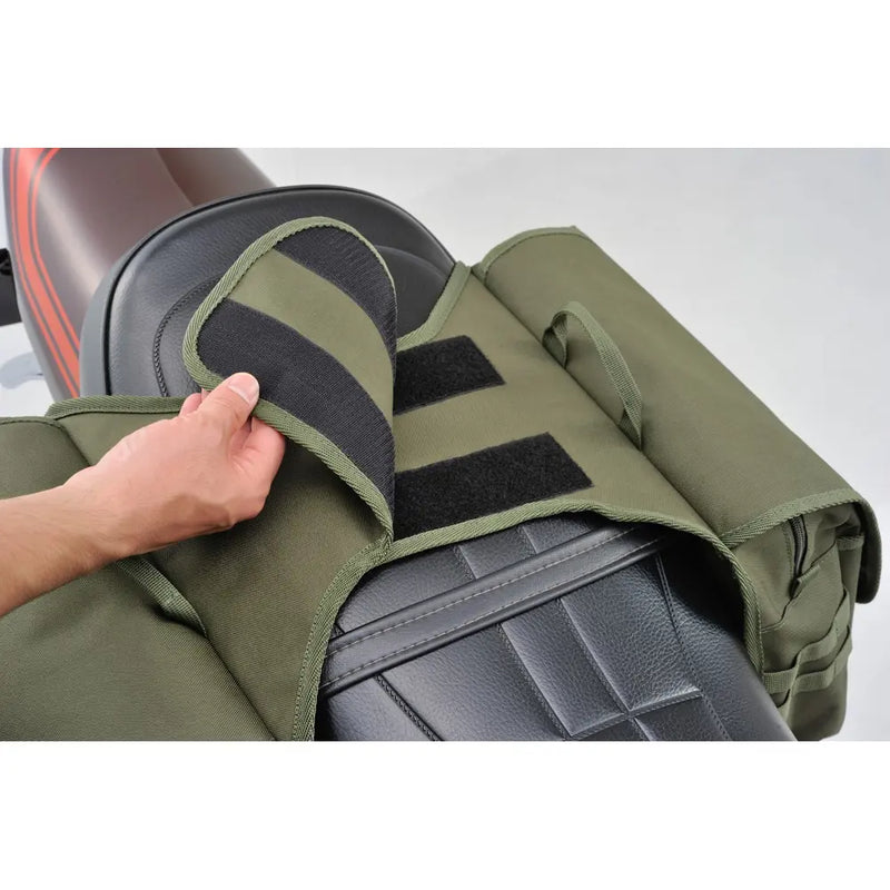 Daytona Henlybegins Universal Canvas Throw-Over Motorcycle Saddlebag Set
