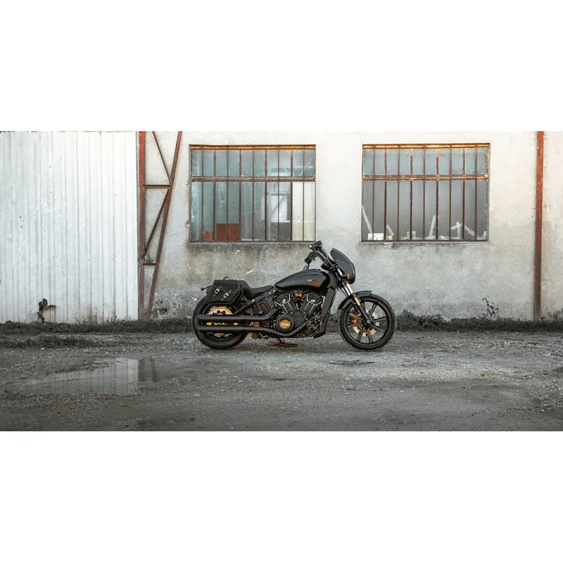 Longride Heritage 23L Click-On Motorcycle Saddlebag Set