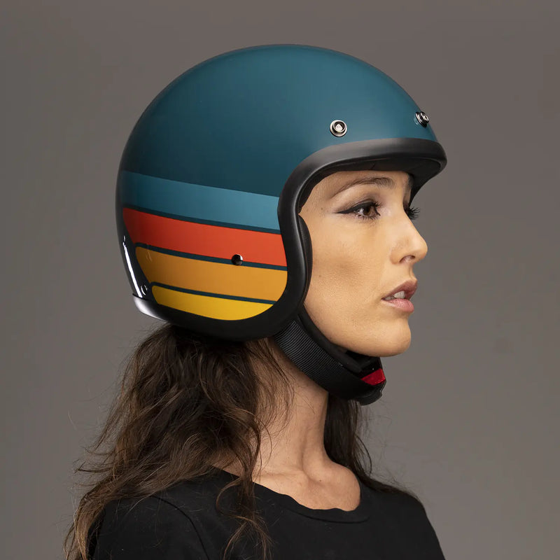 DMD Retro Custom Open Motorcycle Helmet