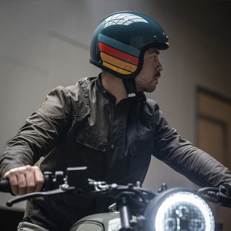 DMD Retro Custom Open Motorcycle Helmet