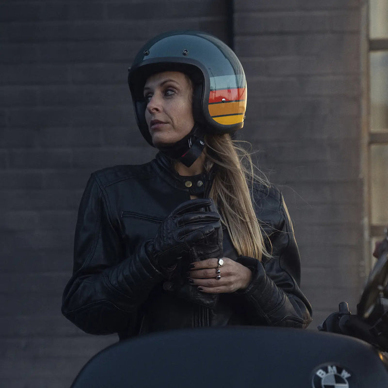 DMD Retro Custom Open Motorcycle Helmet