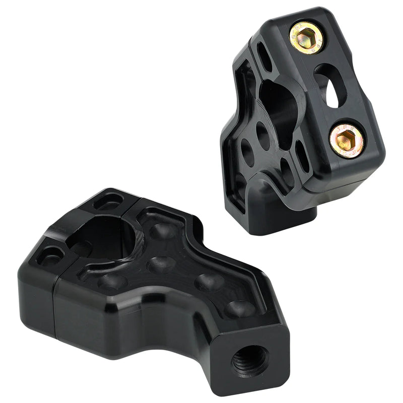 Joker Machine Dual Aluminium Pullback Handlebar Risers Black 2.5" (6.35cm)