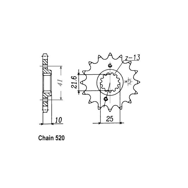 JT Sprockets Front Sprocket Aprilia 650 Pegaso Strada 05-09 JT Front Sprocket for Aprilia Customhoj