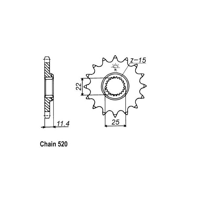 JT Sprockets Front Sprocket KTM 690 Enduro ( R ) 08-19 JT Front Sprocket for KTM Customhoj