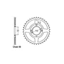 JT Sprockets Rear Sprocket Honda CM400TA 80 JT Rear Sprocket for Honda Customhoj
