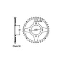 JT Sprockets Rear Sprocket Suzuki RG500 86-89 JT Rear Sprocket for Suzuki Customhoj