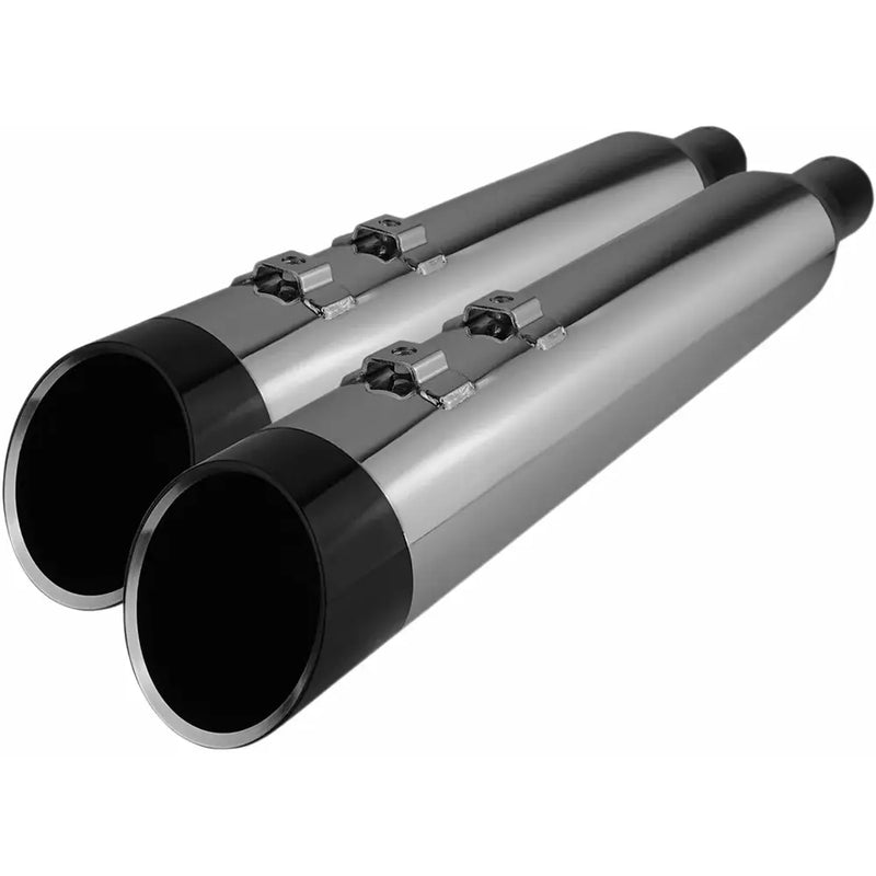 Khrome Werks 4.5" HP-Plus Slip-On Mufflers for Harley 17-25 Touring / Chrome / Black Edge  - Customhoj