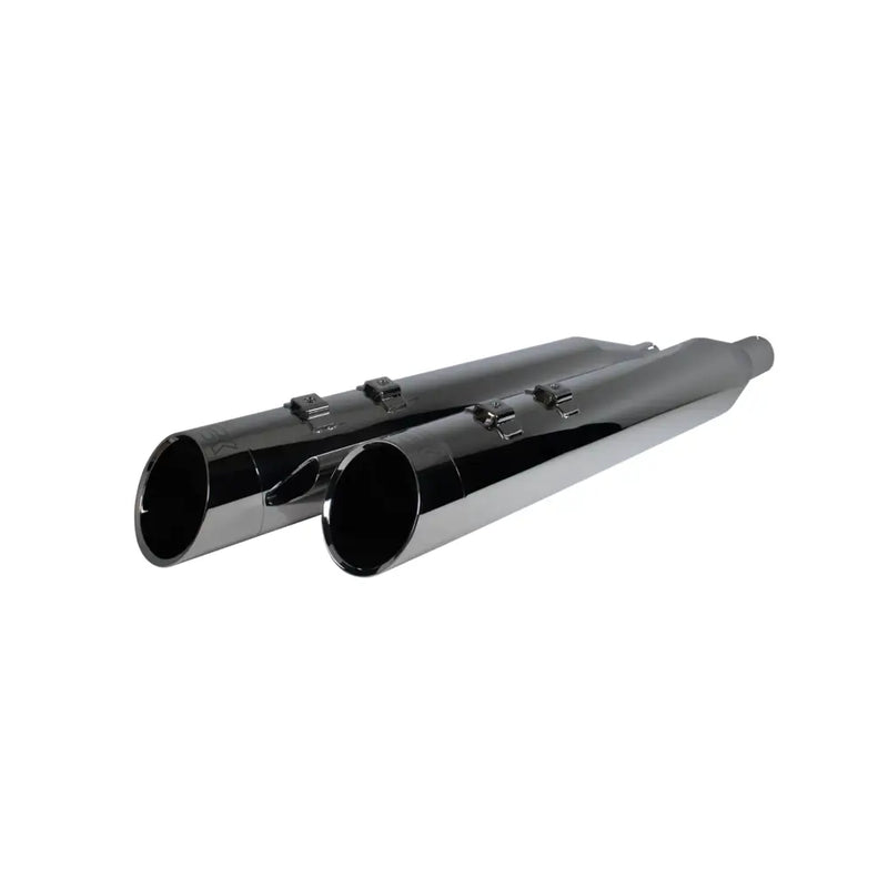Khrome Werks 4.5" HP-Plus Slip-On Mufflers for Harley 17-25 Touring / Chrome / Chrome Edge  - Customhoj