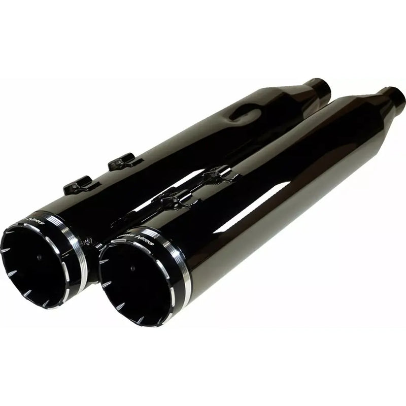 Khrome Werks 4.5" HP-Plus Slip-On Mufflers for Harley 17-25 Touring / Eclipse / Black Tracer  - Customhoj