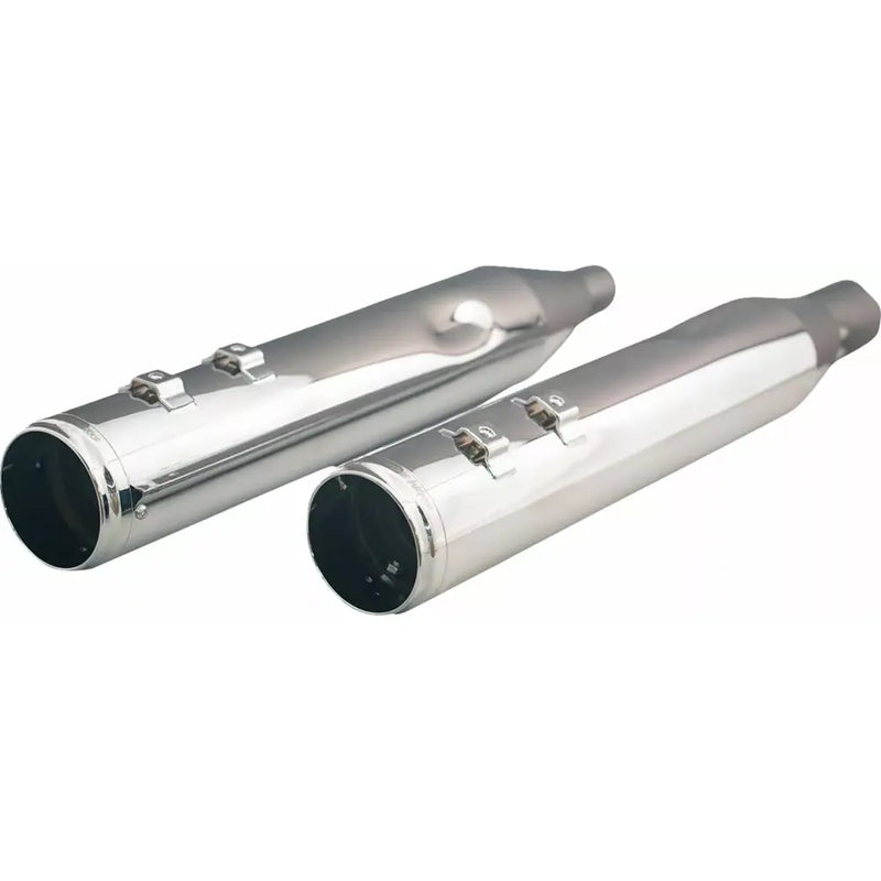 Khrome Werks 4.5" HP-Plus Slip-On Mufflers for Harley 95-16 Touring / Chrome / Chrome Race  - Customhoj