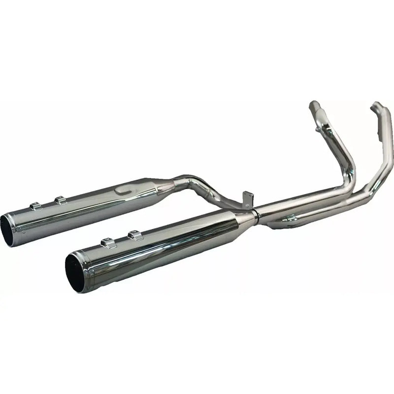Khrome Werks Two Step Crossover Dominator Exhaust System for Harley 17-25 Touring / Chrome / Race Tip  - Customhoj