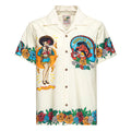 King Kerosin Acapulco Hawaii Shirt Off White / M  - Customhoj