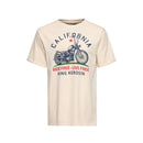 King Kerosin California T-Shirt Ecru / S  - Customhoj