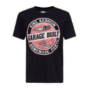 King Kerosin Garage Built T-Shirt Black / S  - Customhoj